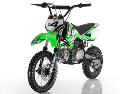 Apollo DB-X4 110cc Dirt bike Semi