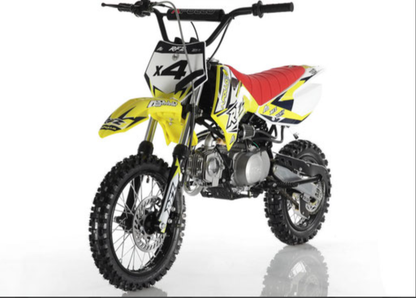 Apollo DB-X4 110cc Dirt bike Semi